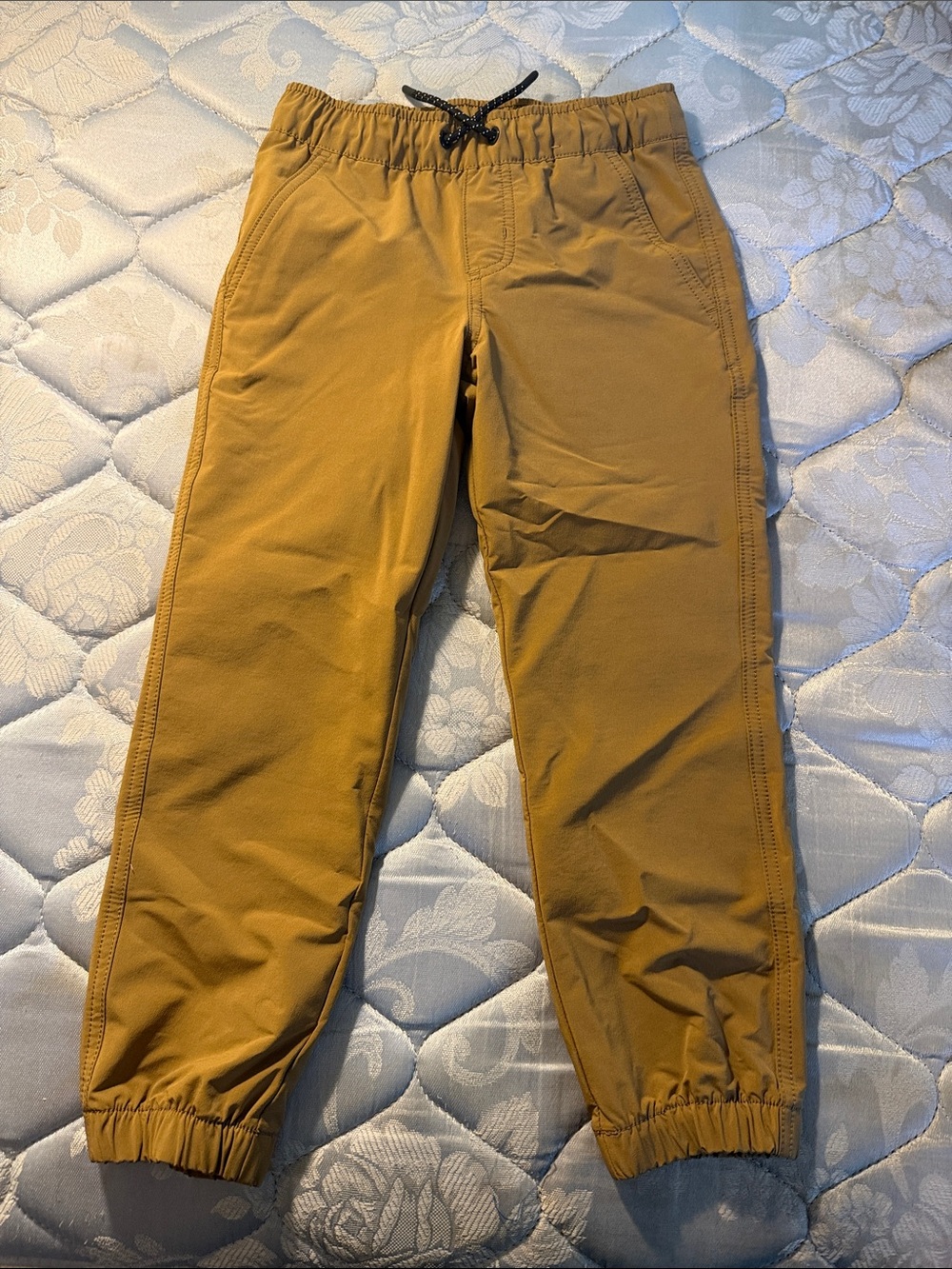 Boys Cat & Jack Dark Khaki Jogger Pants - size 6